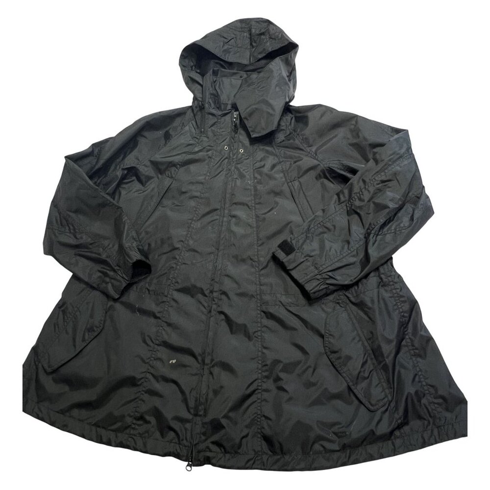 Issey Miyake Parachute Hooded Jacket in Black